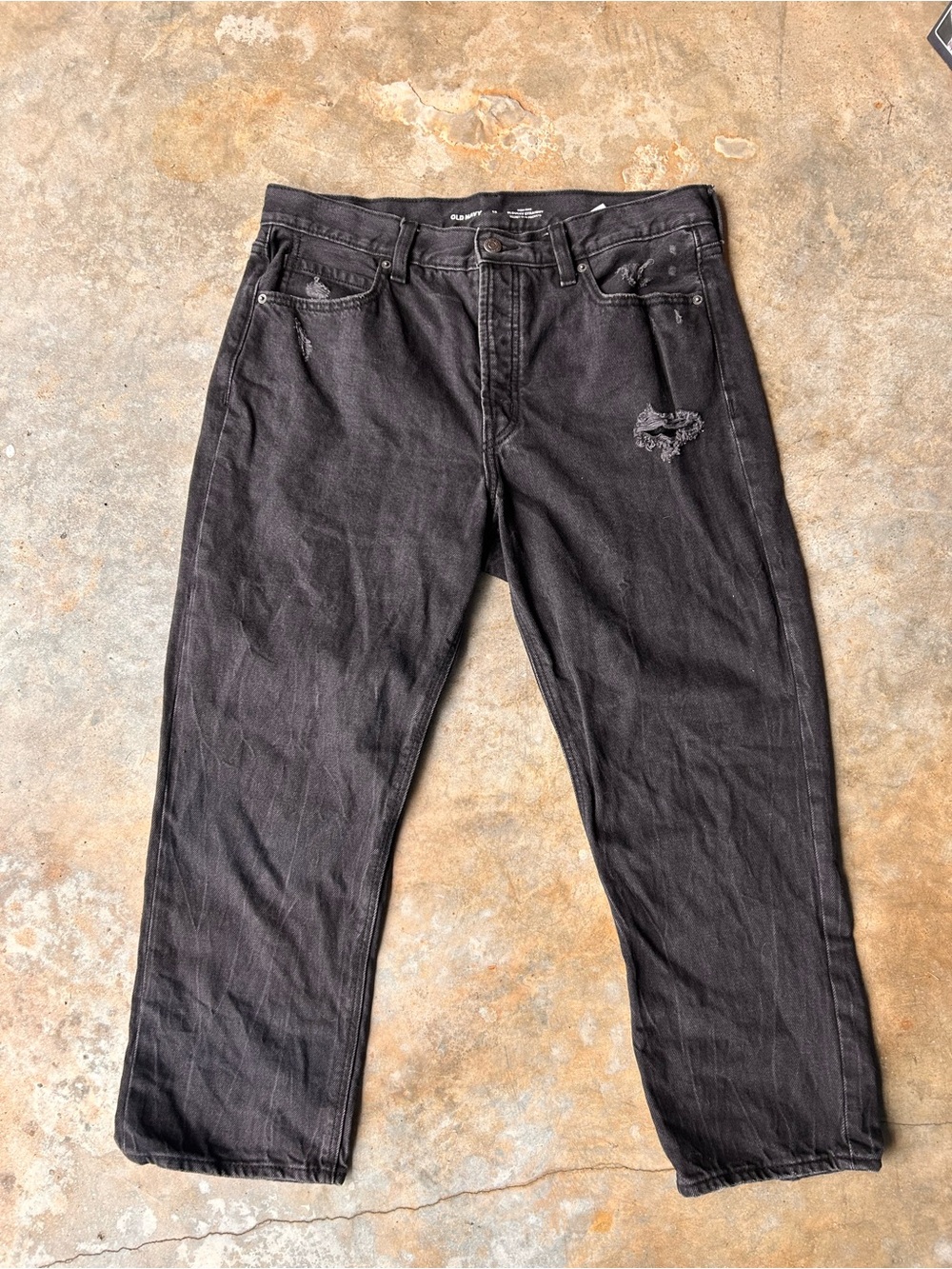 Women’s old navy 12 Black Jeans - Straight Fit
